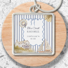 Chaveiro Bandas Azuis Costeiras da Casa da Praia