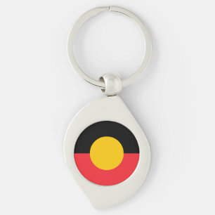 Chaveiro bandeira aborígine australiana