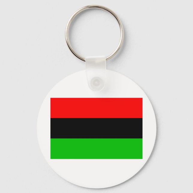 Chaveiro Bandeira Afro-Americana (Frente)
