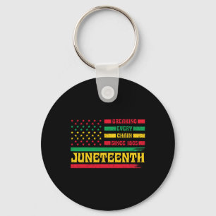 Chaveiro Bandeira Afro-Americana Décima Junta Quebrando Cad