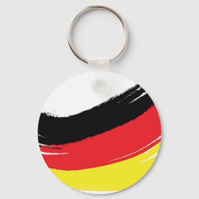 Chaveiro Bandeira alemã pintada (Frente)