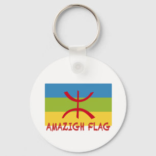 Chaveiro Bandeira Amazigh - Bandeira-Drapeau Amazigh