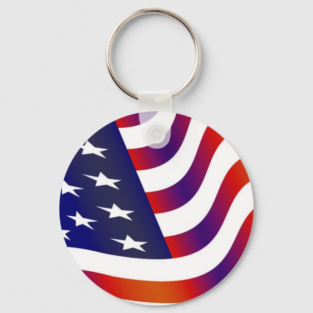 Chaveiro Bandeira Americana (Frente)