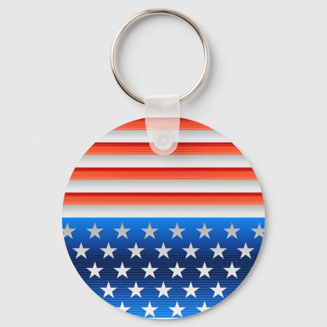 Chaveiro Bandeira Americana (Frente)