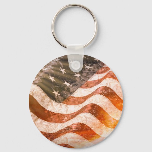Chaveiro Bandeira Americana (Frente)