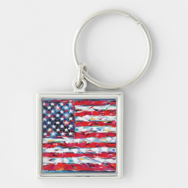 Chaveiro Bandeira Americana (Frente)