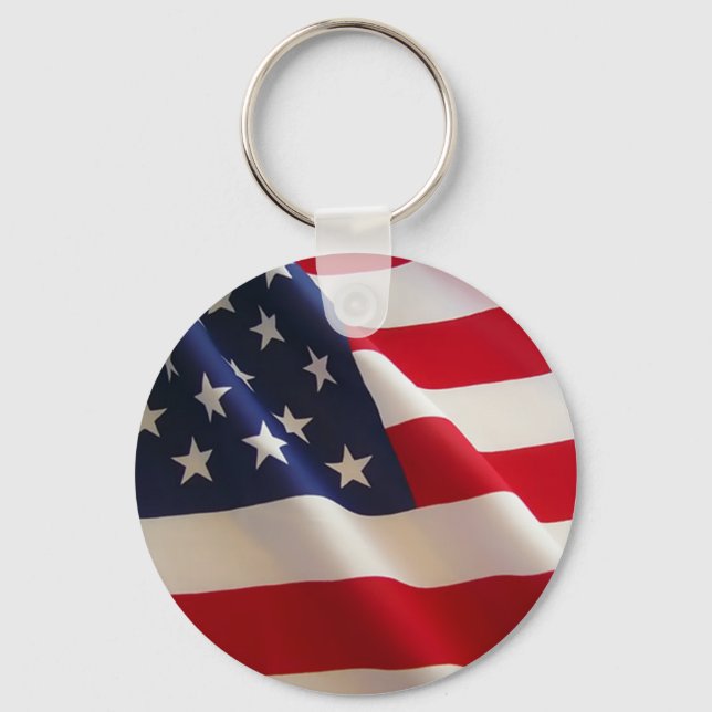 Chaveiro Bandeira Americana (Frente)