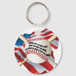 Chaveiro Bandeira Americana Baseball