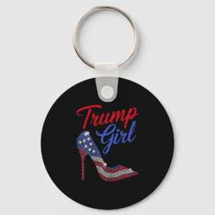Chaveiro Bandeira Americana Brilho Patriota Trump Trump Gar