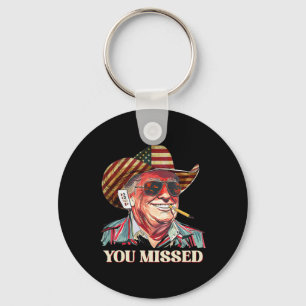 Chaveiro Bandeira Americana do Cowboy Trump Ocidental Você
