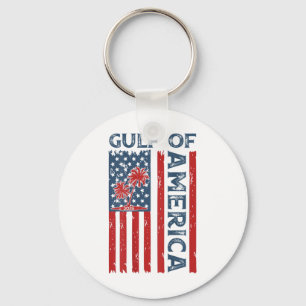 Chaveiro Bandeira Americana do Golfo dos Eua no Leste de 20