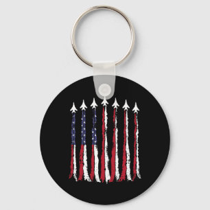 Chaveiro Bandeira Americana Força Aérea EUA 4 De Julho Patr