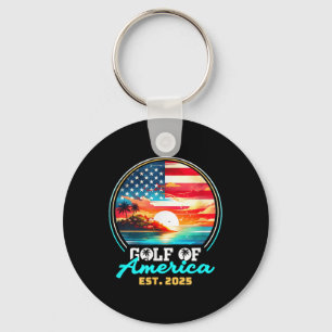 Chaveiro Bandeira Americana G.2025 Do Golfo De Eua