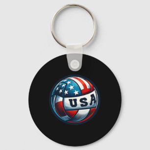 Chaveiro Bandeira Americana no Basquete Patriótica Us 4