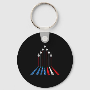 Chaveiro Bandeira Americana Patriótica 4 De Julho Vermelho