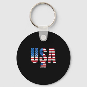 Chaveiro Bandeira americana patriótica dos EUA 4 de julho d