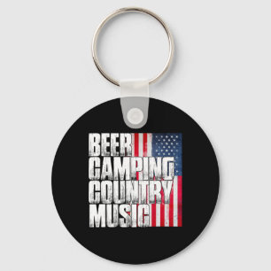 Chaveiro Bandeira Americana Patriótica Música Country Cerve