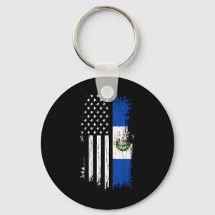 Chaveiro Bandeira Americana Salvadorenha - Camisa El Salvad