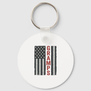 Chaveiro Bandeira Americana Vintage Patriótico Gramps Vecto