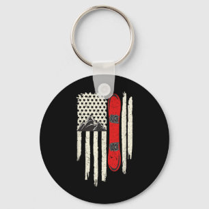 Chaveiro Bandeira Americana Winter Sports Alpino Snowb