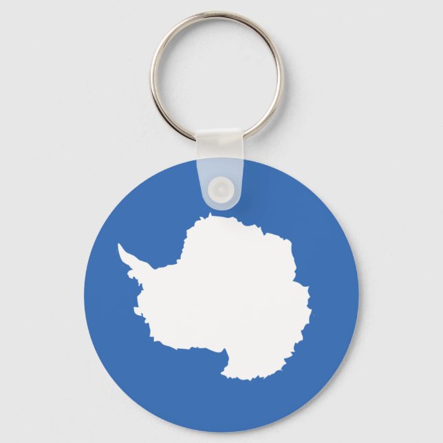 Chaveiro Bandeira Antártica (Frente)