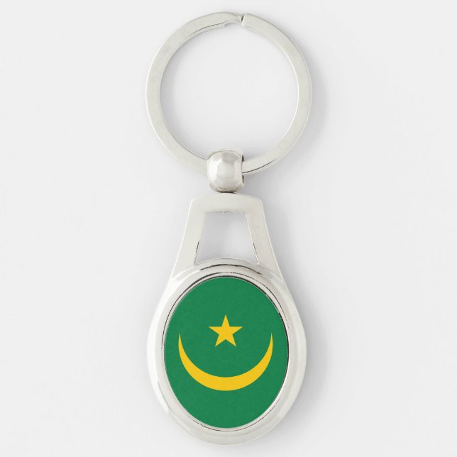 Chaveiro Bandeira Antiga da Mauritânia (Frente)