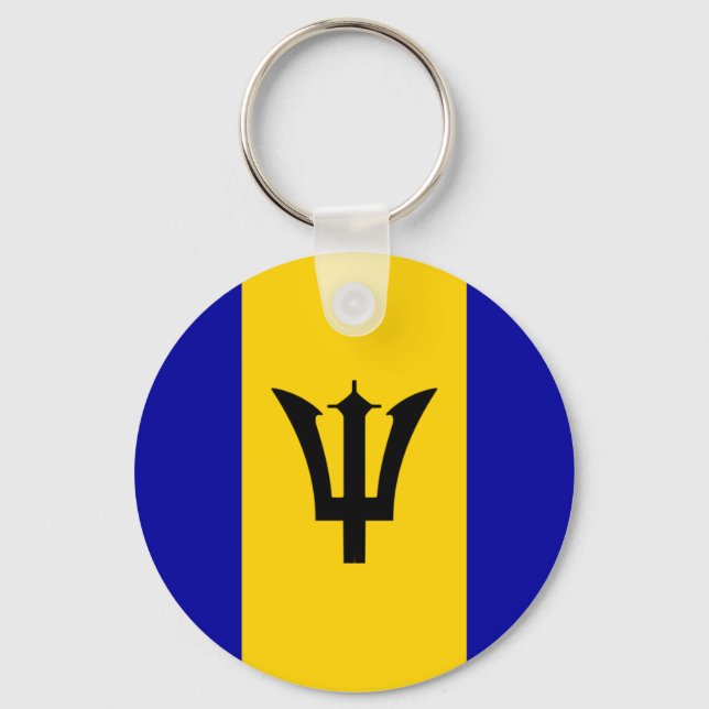 Chaveiro Bandeira Barbados (Frente)