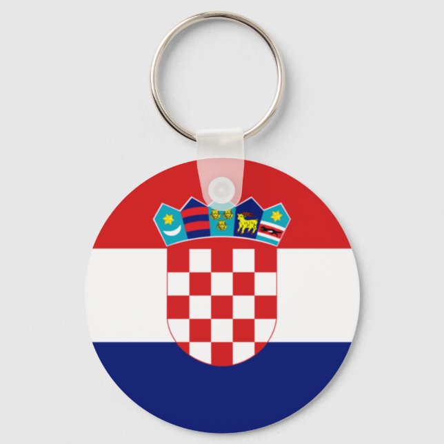Chaveiro Bandeira croata - Trobojnica (Frente)