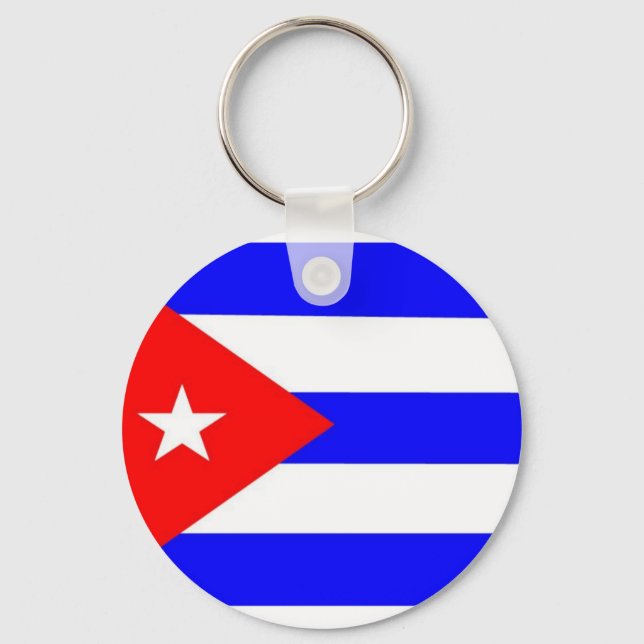 Chaveiro Bandeira Cuba (Frente)