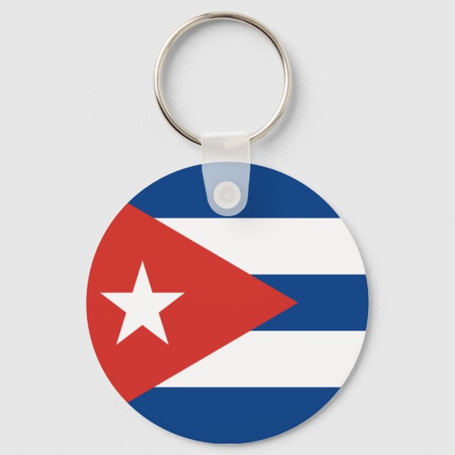 Chaveiro Bandeira Cubana (Frente)