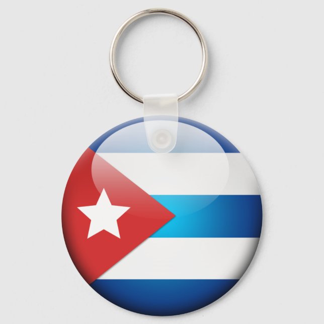 Chaveiro Bandeira Cubana 2.0 (Frente)