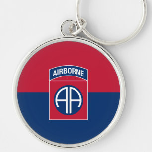 Chaveiro Bandeira da 82ª Divisão Aerotransportada Veterano