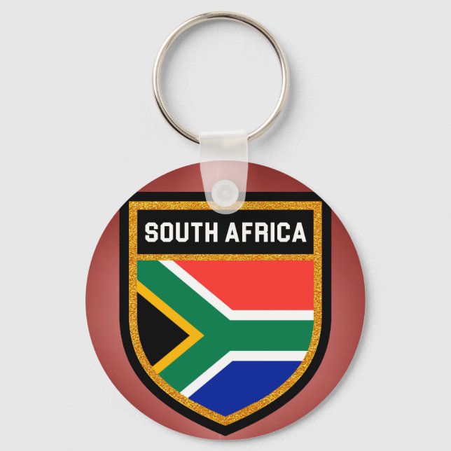 Chaveiro Bandeira da África do Sul (Frente)