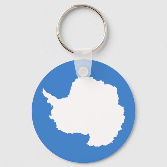 Chaveiro Bandeira da Antártida (Frente)