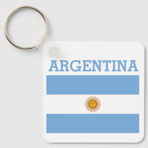 Chaveiro Bandeira da Argentina Bolas de Futebol Futebol Azu