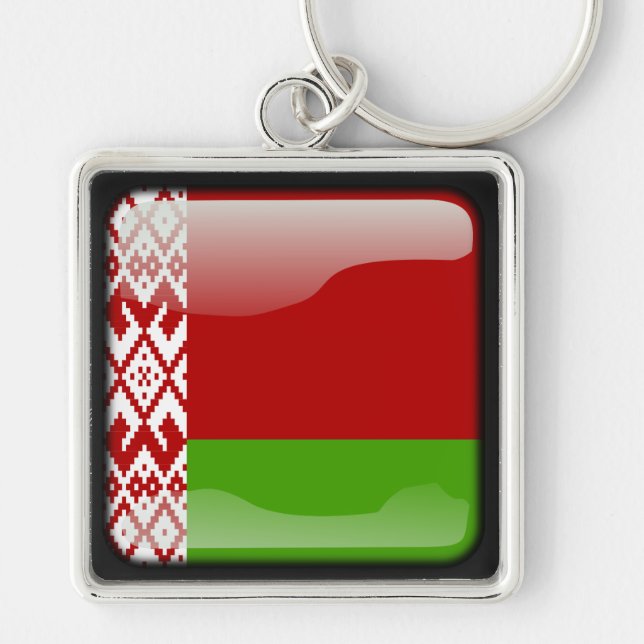 Chaveiro Bandeira da Bielorrússia (Frente)