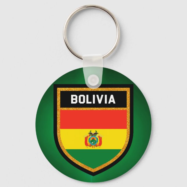 Chaveiro Bandeira da Bolívia (Frente)
