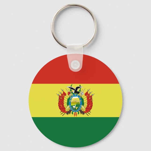 Chaveiro Bandeira da Bolívia (Frente)