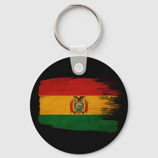 Chaveiro Bandeira da Bolívia (Frente)