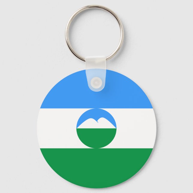 Chaveiro Bandeira da Cabárdia-Balcária (Frente)