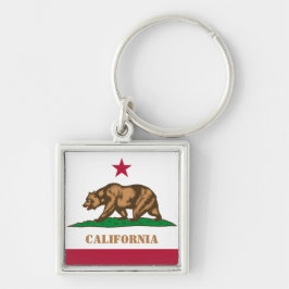 Chaveiro Bandeira da Califórnia e viagem de férias da Calif