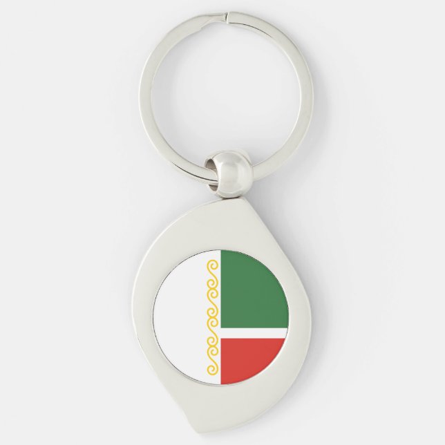 Chaveiro Bandeira da Chechênia (Frente)
