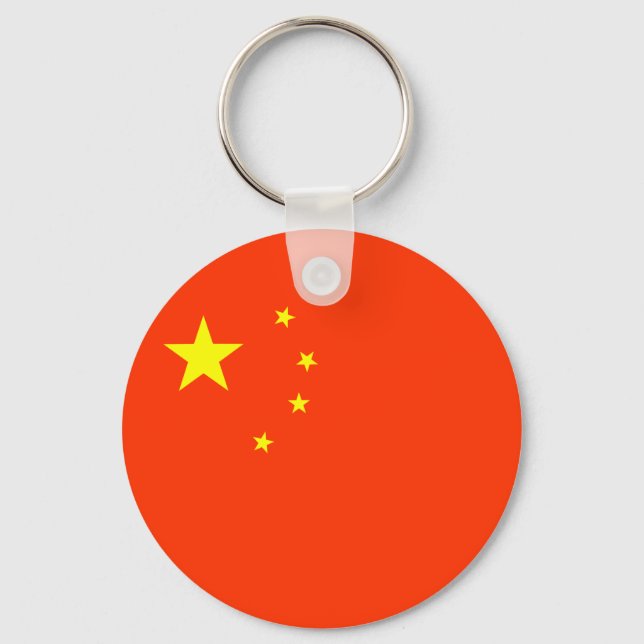 Chaveiro Bandeira da China (Frente)
