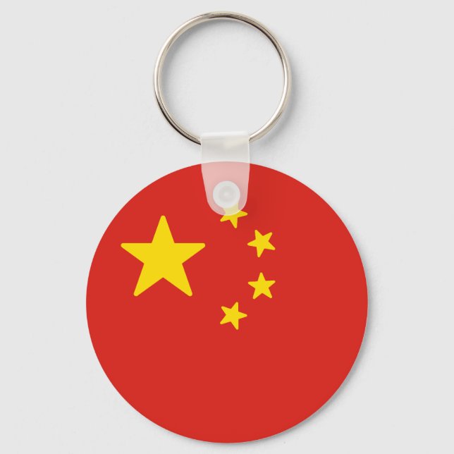 Chaveiro Bandeira da China (Frente)