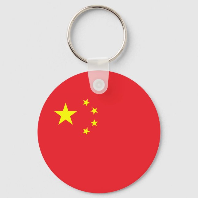 Chaveiro Bandeira da China (Frente)