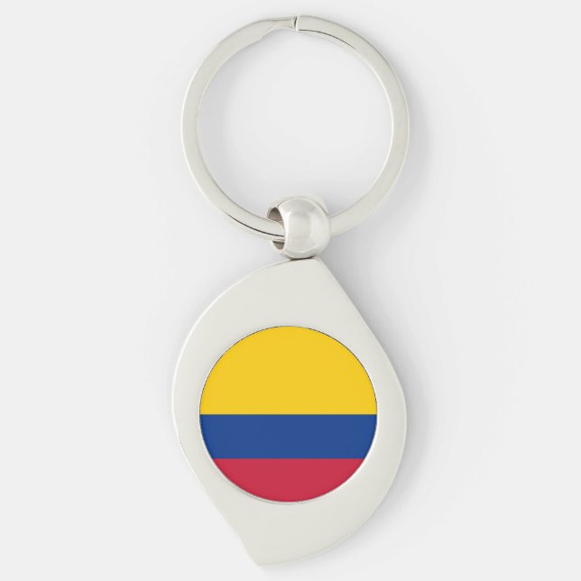 Chaveiro Bandeira da Colômbia (Frente)