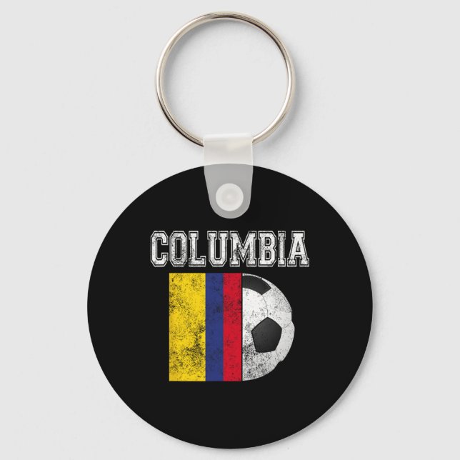Chaveiro Bandeira da Colômbia - Futebol (Frente)