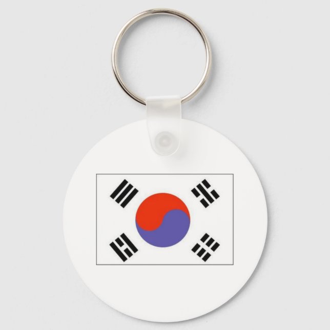 Chaveiro Bandeira da Coreia (Frente)