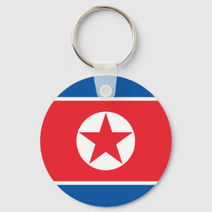 Chaveiro Bandeira da Coreia do Norte