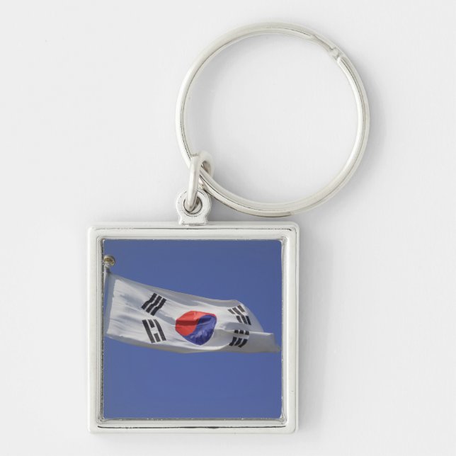 Chaveiro Bandeira da Coreia do Sul (Frente)